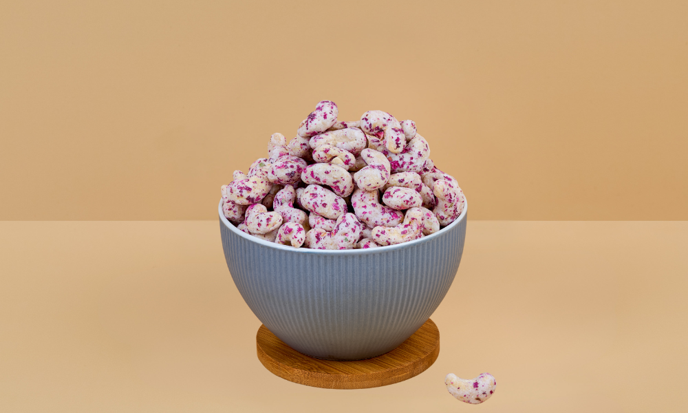 Rose-Honey Glazed Cashews